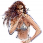 Tekken 4 Christie Monteiro Concept Sketch