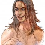 Tekken 4 Christie Monteiro Concept Sketch 5