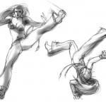 Tekken 4 Christie Monteiro Concept Sketch 6