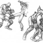 Tekken 4 Craig Marduk Concept Sketch