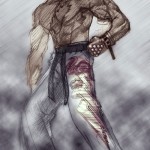 Tekken 4 Kazuya Mishima Concept Sketch