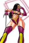 request___mileena mk mortal kombat game character fan art by_kachakacha