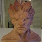 Akuma Gouki Sculpt by Robert Mellis