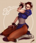 Chun_li_2 fan art street fighter by kuroitora