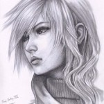 FF XIII Lightning Fan Art by B-AGT