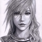 Final Fantasy FF XIII Lightning Fan Art 2 by B-AGT