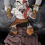 Kratos God of War Fan Art Angry Spartan Warrior by Super_Munkyboy