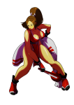 Mai Shiranui Goodness Gatal Fury game character fan art by_tovio911