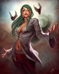 Morrigan Darkstalkers Fan Art by Kuroitora