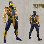 Mortal Kombat Deception Krypt MK4 Mortal Kombat 4 Scorpion Render