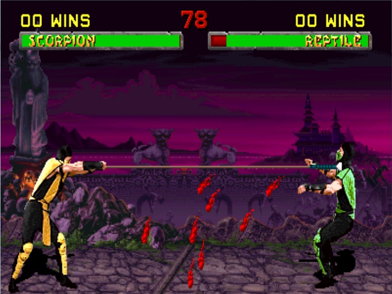 Como lutar contra o Reptile no Mortal Kombat com Scorpion e Liu Kang 