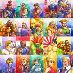 Sketchcard street fighter fan art alpha collection by fedde