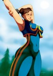 alpha_chun_li street fighter fan art by_tovio911