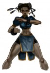 chun li sf street fighter game character fan art  by_orientalowl