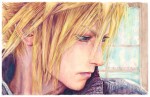 cloud strife advent children art by_b_agt