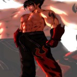 jin kazama tekken fan art by tovio911