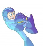 megaman fan art by_crusheily