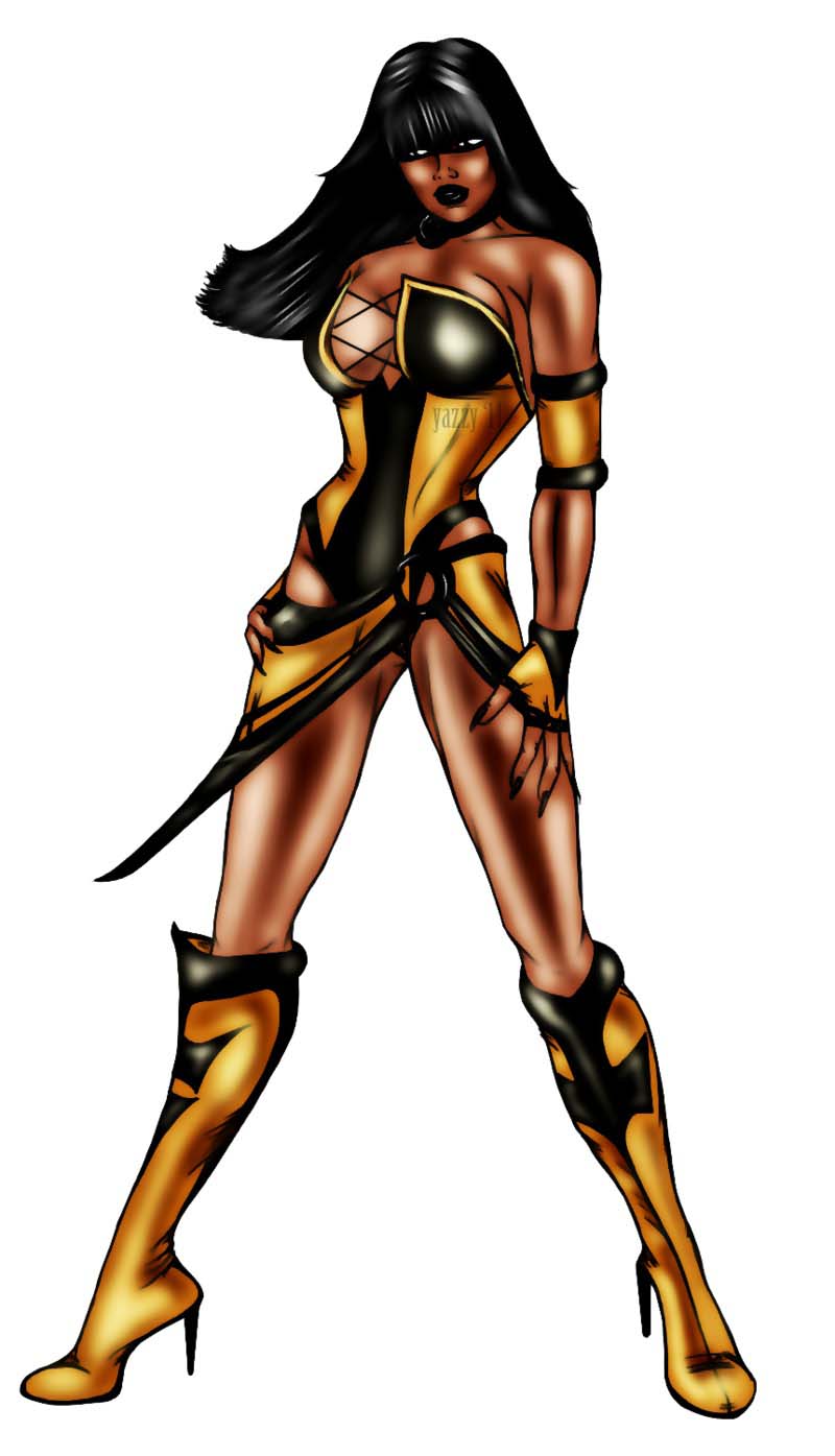 MK Art Tribute: Tanya from Mortal Kombat 4/Gold