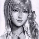 serah farron final fantasy xiii fan art by b_agt