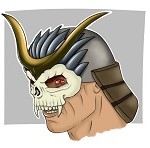 shao kahn portrait by shaokahnthekonquerer