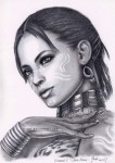 sheva alomar game character fan art resident evil 5 by b_agt