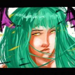 sketchy morrigan darkstalkers fan art by tovio911