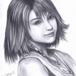 yuna fan art final fantasy x 2 by b_agt