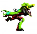 Bloody Roar II Game Character Official Artwork Render Busuzima – Chameleon