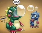 Broken_into_8_Bit__s bust a move bub bob puzzle bobble bubble game fan art by_2dforever