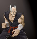 Heihachi Mishima Tekken game character fan art for the fighting game bosses tribute project by benscott81