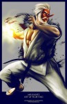 Mr Karate Art of Fighting boss game character fan art boss tribute project on ga-hq by FADCtoULTRA