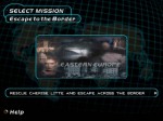 007 Racing Choose Mission Screen PSX Playstation