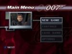 007 – Tomorrow Never Dies Menu Screen Playstation PSX