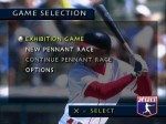 3D Baseball PSX Playstation Menu Screen