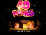 40 Winks Ttitle Screen Playstation PSX