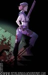 jill_valentine resident evil 1 art by_metalhanzo