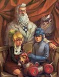 megaman_family_portrait_by Elizabeth Sherry