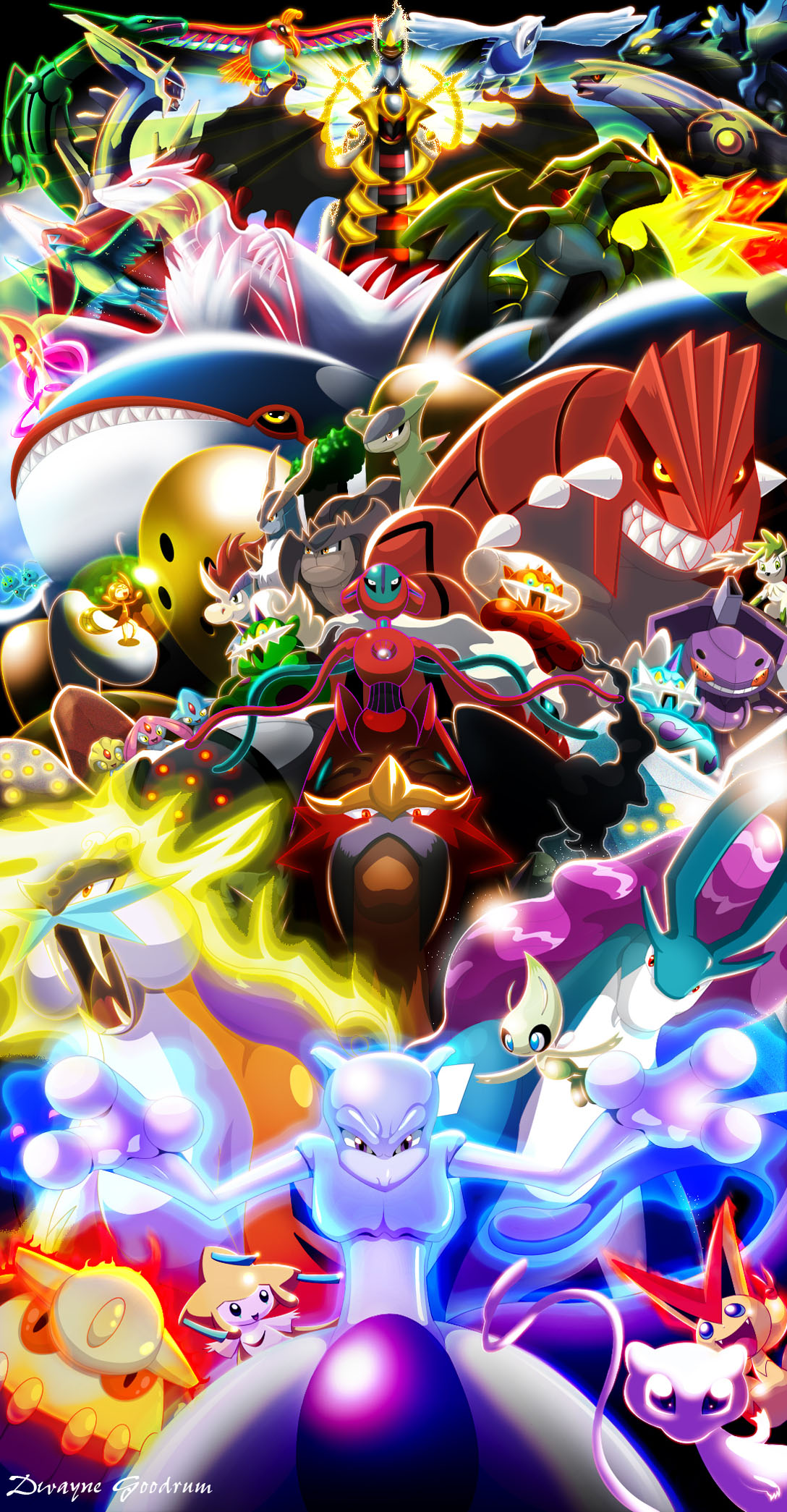 All The Legendary Pokemon Game Art HQ