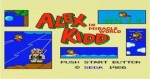 Alex Kidd in Miracle World Screen