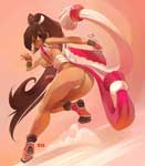 Mai Shiranui KOF Art by Xavier Houssin thumb