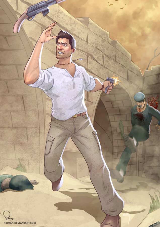 Nathan Drake from Uncharted 3 