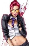 CRIMSON VIPER Street Fighter IV Pin Up by Cedric Poulat