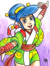Ayame from Power Stone