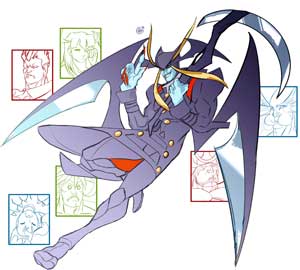 Jedah the Darkstalkers 3 Boss Game-Art-HQ Villains Art Challenge