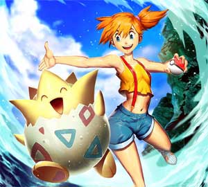 Misty and her Togepi