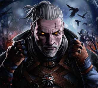 Geralt Witcher Badass Art