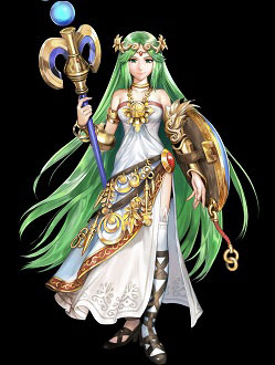 Palutena from Kid Icarus in the Video Game Character Database