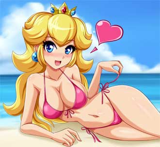 Princess Peach on Game-Art-HQ