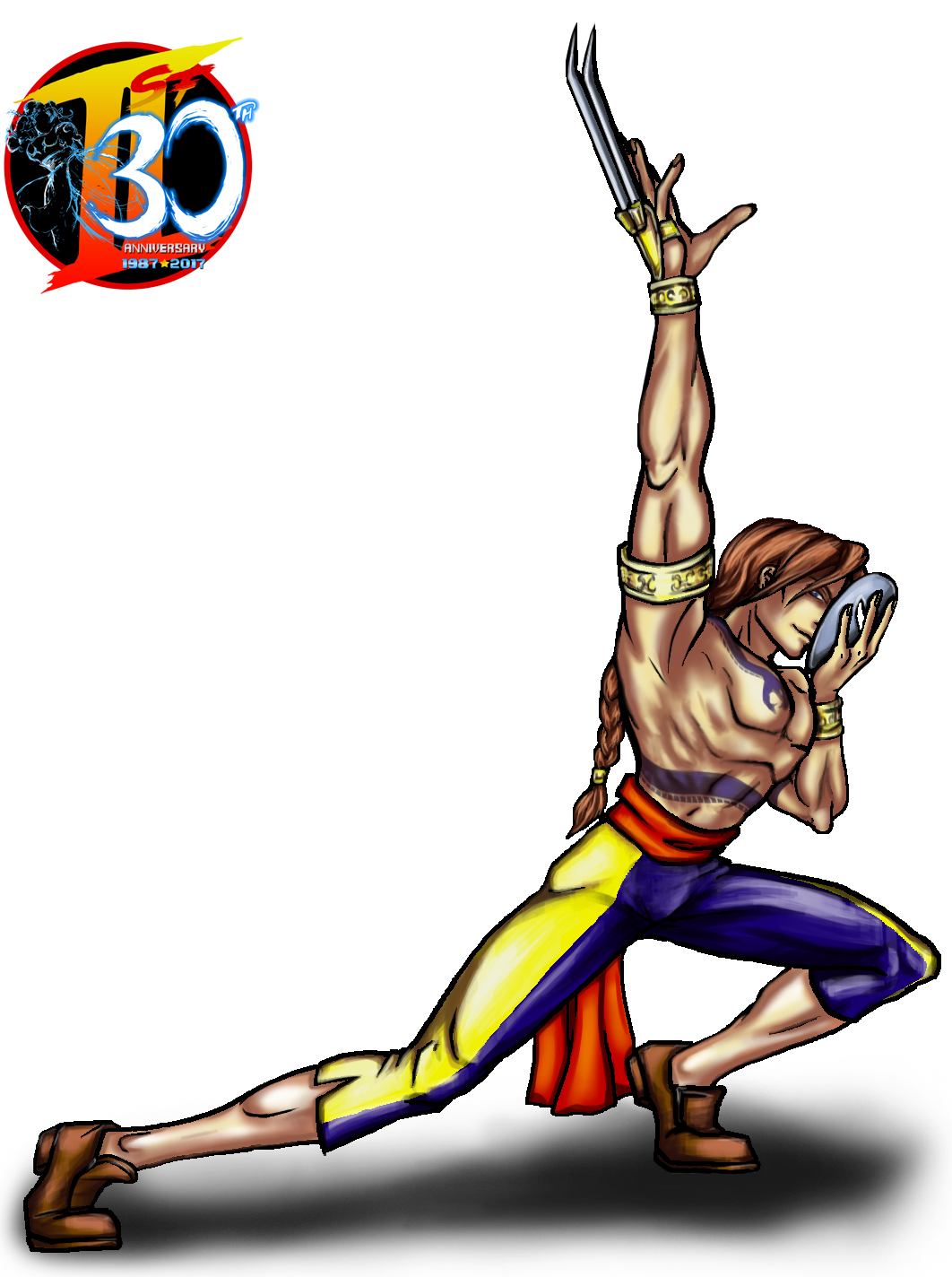 Super Street Fighter II - Vega | Art Board Print