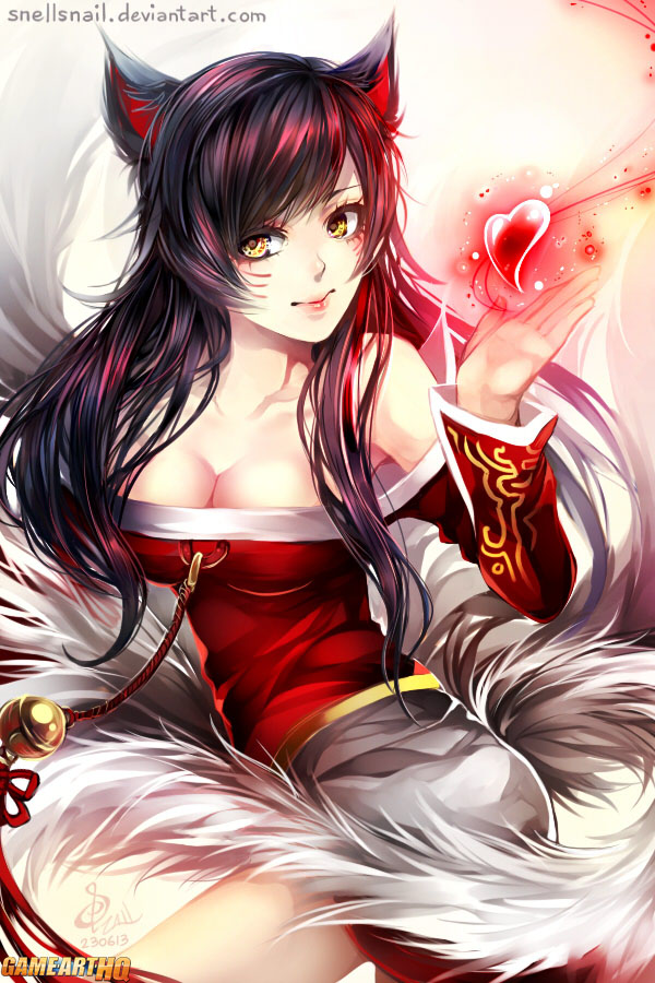 The Beautiful And Sexy Ahri From League Of Legends